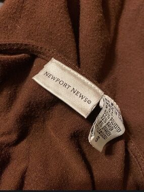 Newport News Rich Brown Knit Dress